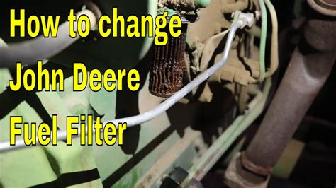 But there's a trick to doing it without getting drenched in gasoline. . John deere tractor won t start after changing fuel filter